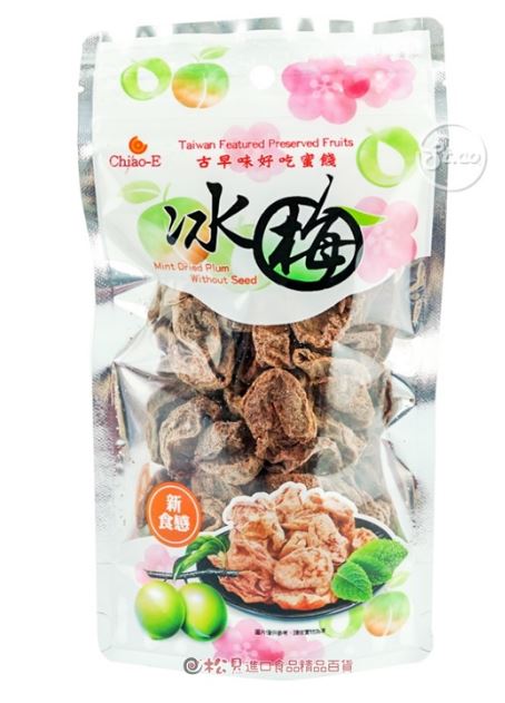 Chiao-E Mint Dried Plum without seed/50g