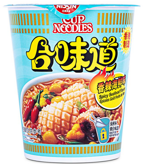 Nissin Spicy Seafood Cup Noodle/72g