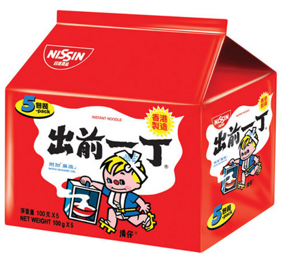 Nissin Sesame Oil Noodle/100Gx5Pk