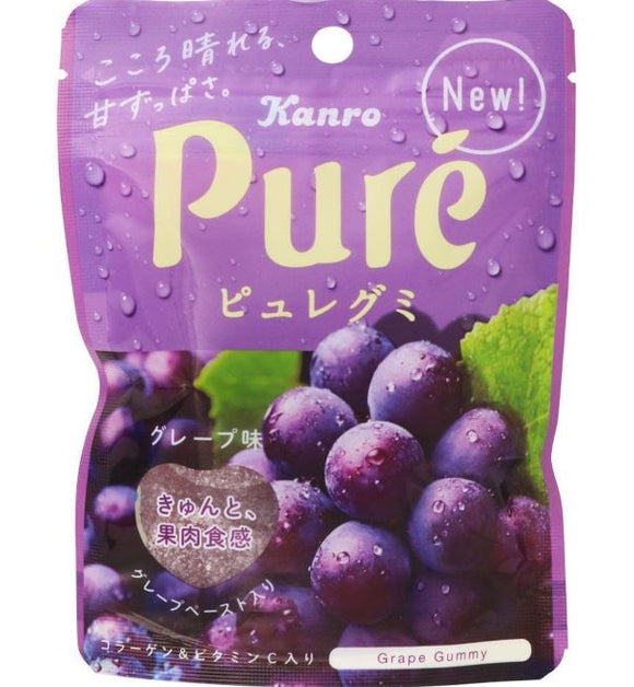 Kanro Pure Gummi Grape/56g