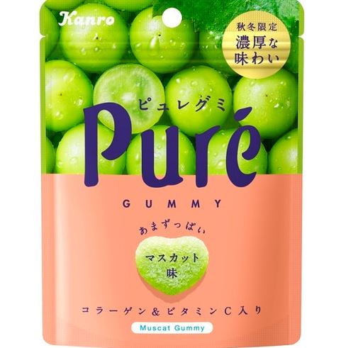 Kanro Pure Gummi Muscat/56g
