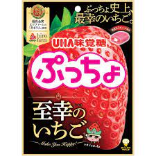 UHA PUCCHO Happiness Strawberry Candy/73g