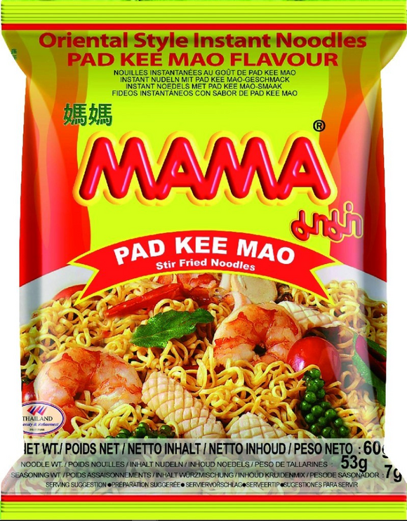 Mama Pad Kee Mao Stir Fried Noodle/60g