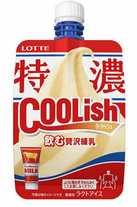 Lotte Coolish Condensed Milk Ice Block/135ml