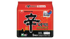 NONG SHIM SHIN RAMYUN NOODLE/120G*5P