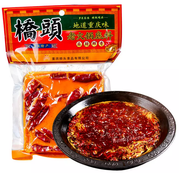 QiaoTou Spicy Hotpot Soup Base/500g