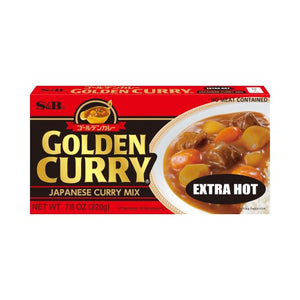 S&B GOLDEN CURRY EXTRA HOT/220G