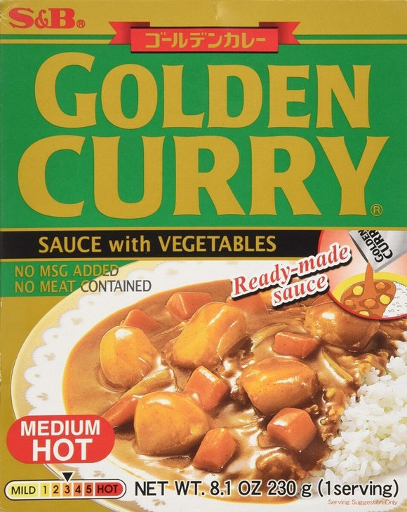 S&B INSTANT GOLDEN CURRY M-HOT Retort/230G
