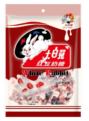 White Rabbit Red Bean Creamy Candy 200g – Davely's Asian Supermarket