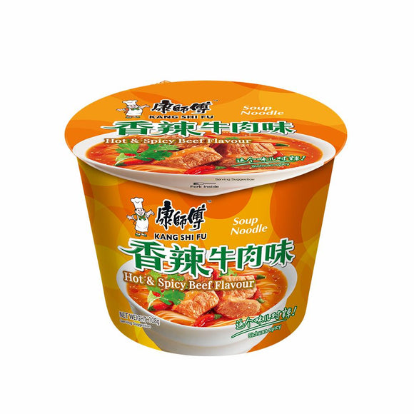 KANG SHI FU Bowl Hot&Spicy Beef Flavour/108g