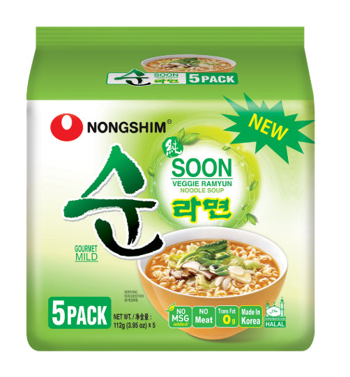 NONGSHIM Veggie Ramen/112g*5