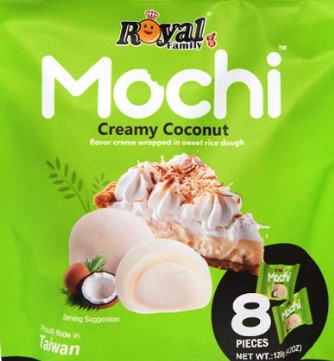 Royal Fam Creamy Coconut Mochi/120g