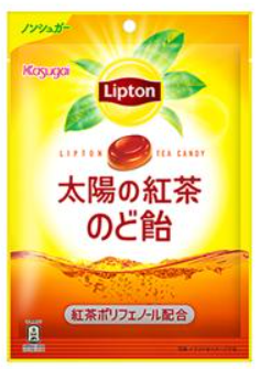 KASUGAI Lipton Black Tea Throat Candy/66G