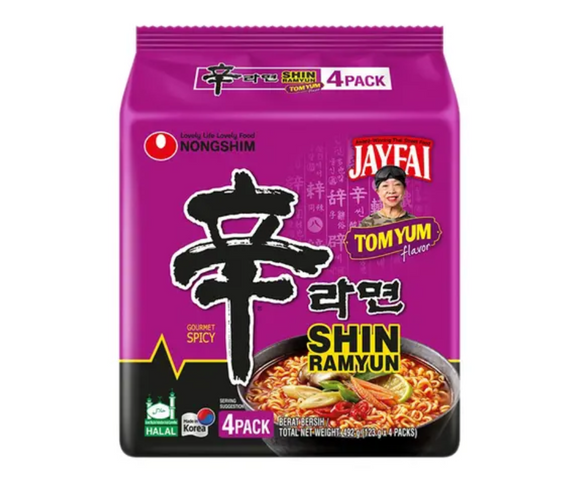 NONGSHIM Shin Ramyun - Tom Yum Flav/123g*4pk