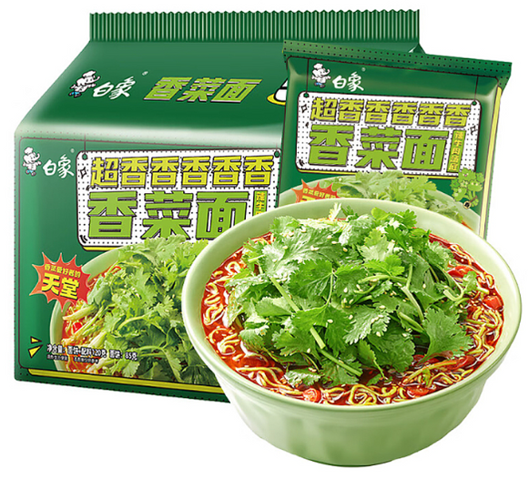 Bai Xiang Cilantro Instant Noodles/115g*5