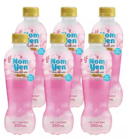 IF NOM Yen Pink Milk 350ml*6