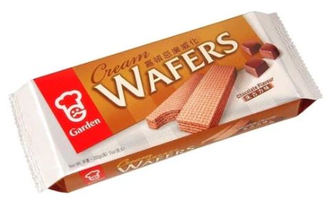 Garden Chocolate Flavour Wafers/200g