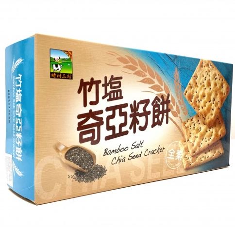 JH Bamboo Salt Chia Seed Cracker/115g