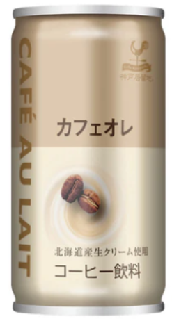 KOBE CAFE AU LAIT Canned Coffee/185g