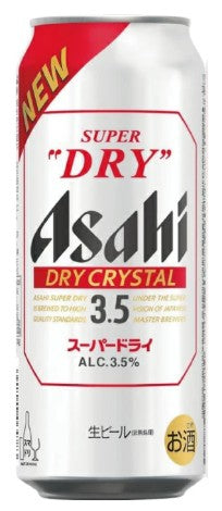 (S)Asahi Dry Crystal Super Dry Beer 3.5%/500ml