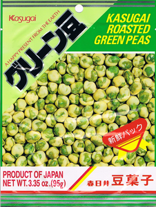 KASUGAI ROASTED GREEN PEAS/73G