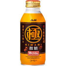 Asahi Wonda Kiwami Coffee Less Sugar/370ml