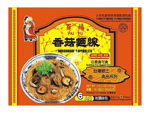 Pf Vegetarian Mushroom Noodles/300G 百福三風