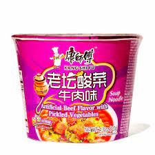 Kang Shi Fu Pickled Veg Beef Soup Noodle/122g