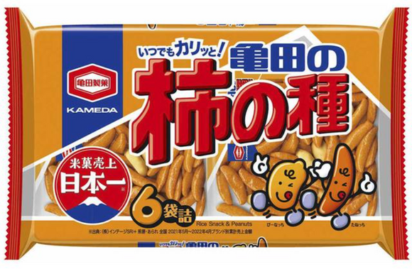 KAMEDA KAKINOTANE Rice Cracker w Peanuts/180g