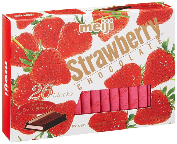 Meji Strawberry Chocolate Box/130g