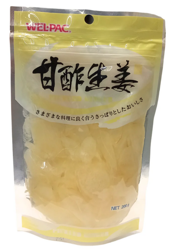 Welpac Pickled Ginger Amazu Shoga White/200g