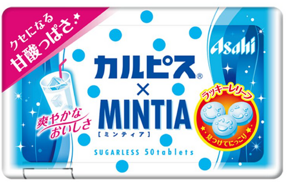 Asahi Mintia Sugarless Mints (Calpis Flav)/7g