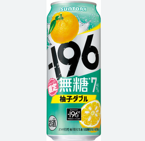 (S)SUNTORY -196 Unsweetened Double Yuzu 7%/500ml