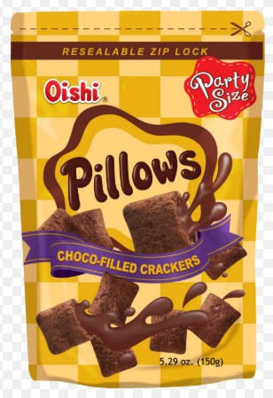 Oishi Pillows Choco-filled Crackers/150g