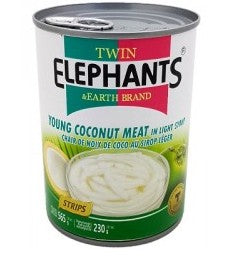 Twin Elephant Coconut Meat Strips/ 565G
