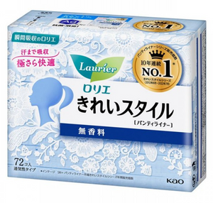 Laurier Pantyliner Beauty Style Fragrance Free/72PC
