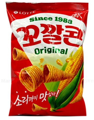 Lotte Kokal Corn Snack Original Flavour/ 67g