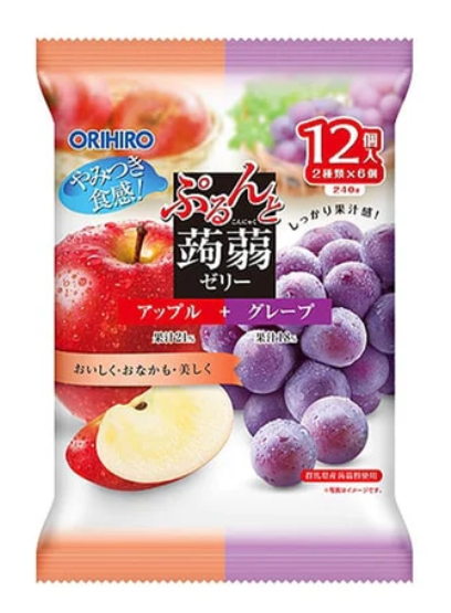 ORIHIRO PURUNTO KONJAC Apple+Grape/240G