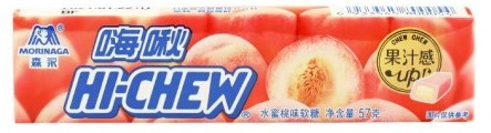 MORINAGA HI CHEW PEACH SOFT CANDY/57G