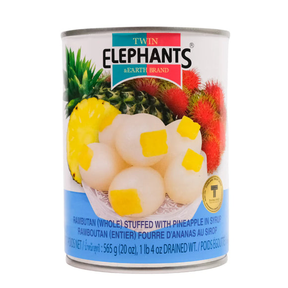 Twin Elephants Rambutan Pineapple/565g
