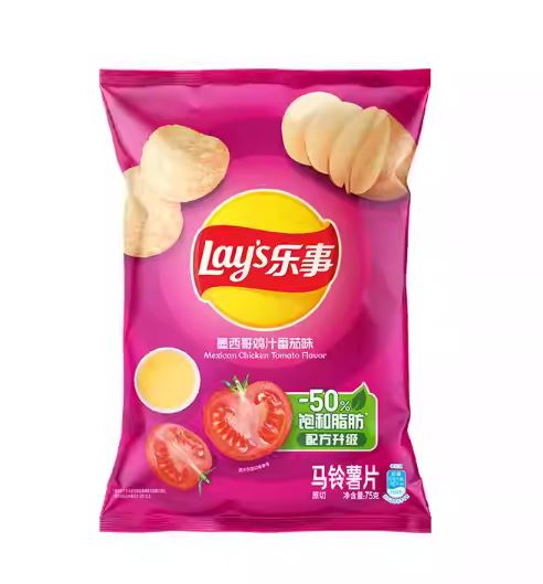 LAYS CHIPS MAXICAN CHICKEN TOMATO FLAVOR/40G