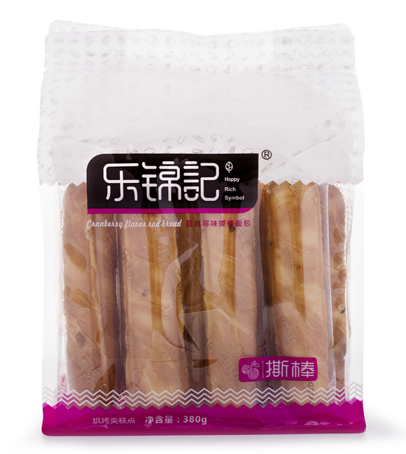 Le Jing Ji Bread Stick Cranberry Flavour/380g