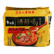Bai Xian Spicy Beef Soup Instant Noodle/111g*5