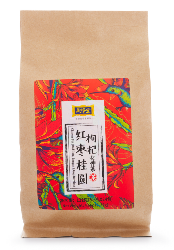 Tea Bag Red Date, Longan and Ginseng/132g