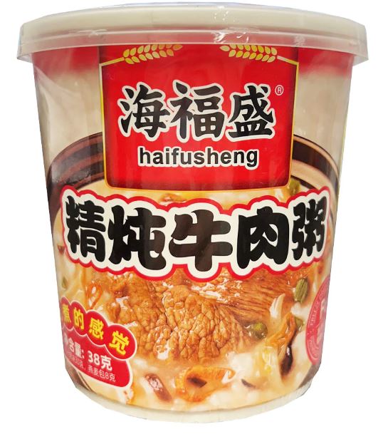 Haifusheng Instant Beef Porridge/38g