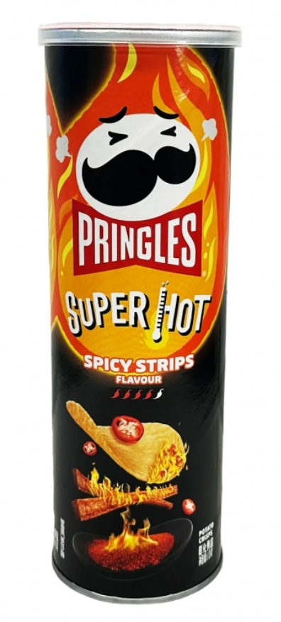 Pringles Super Hot Spicy Strips/110G