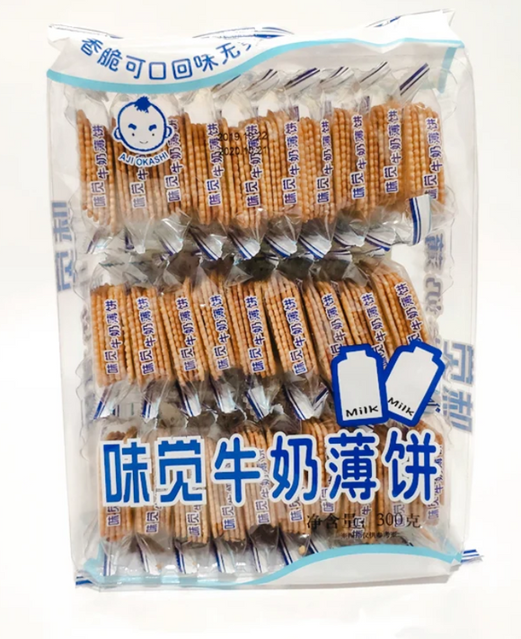 AJI OKASHI Cracker Milk Flavor/300g