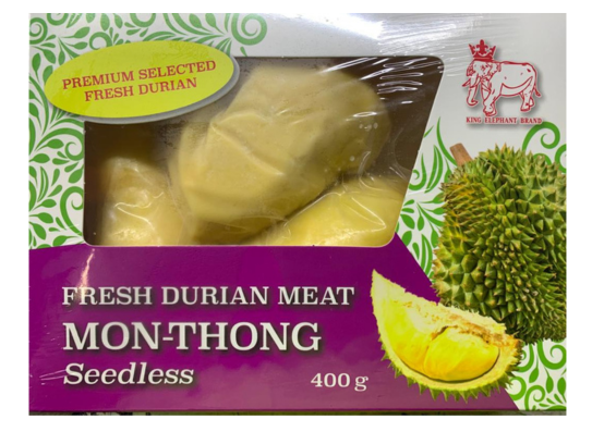 King Elephant Fresh Durian Meat/400g