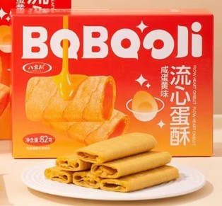 BaBaoLi Lava Custard Pastry Salted Yolk Flavor/82g
