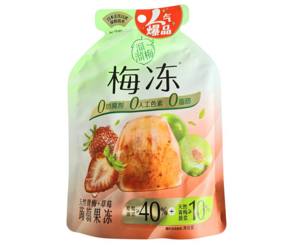 LiuliuMei Plum Konjac Jelly-Strawberry/100g
